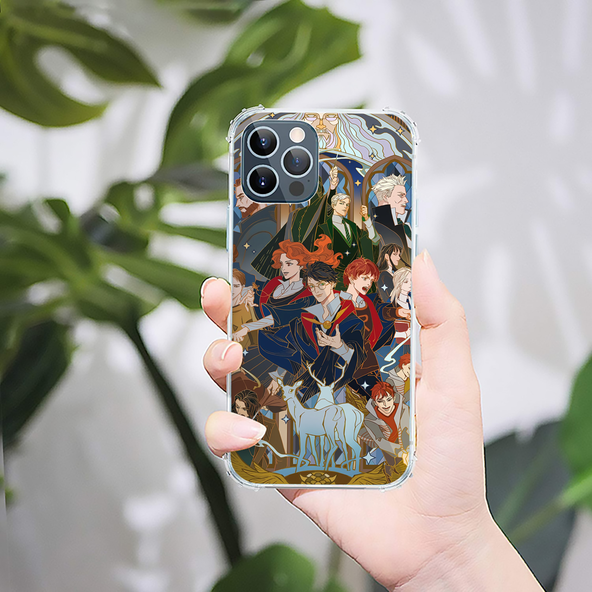 （画像用） Harry Potter ハリー・ポッターシリーズ 【iPhone 12シリーズ対応】透明スマホケース（クリアソフトケース）